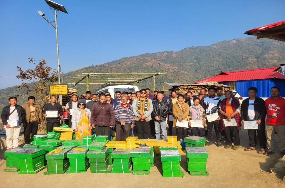 Farmers and resource persons at Rungzu Phek